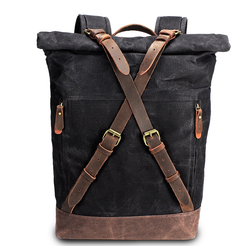 Leather Backpack Vintage - Sacs à dos rétro en toile