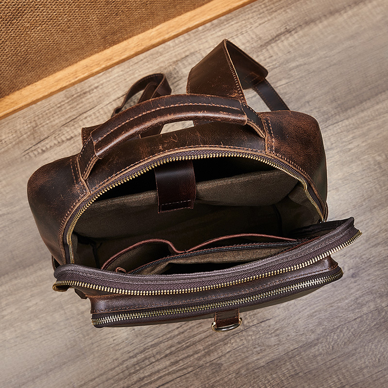 Sac à dos pour ordinateur port - Leather Backpack Vintage avis et prix