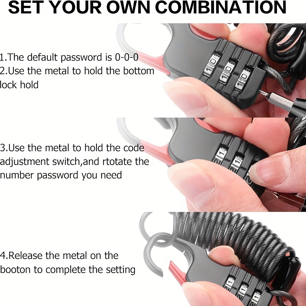 Cadenas à combinaison à 3 chif - Travel Backpack Anti Theft avis et prix